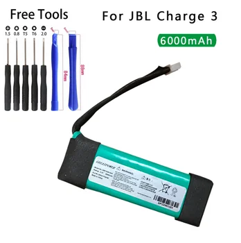 Za JBL Polnjenje 3 charge3 baterijo 3,7 V 6500mAh Baterije Bateria GSP1029102A za JBL zvočnikov za Polnjenje 3 charge3 z Teardown orodje