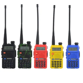 baofeng walkie talkie uv-5r dualband dvosmerni radijski VHF/UHF 136-174MHz & 400-520MHz FM Prenosni oddajnik in Sprejemnik z slušalka