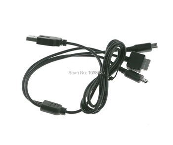 visoka kakovost 3 v 1 Polnilnik USB Kabel za Polnjenje, Vrvice za Nintendo NDSL / GU NDSI XL, 3DS / psv1000 ChengChengDianWan